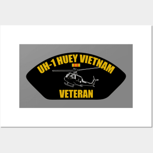 UH-1 Huey Vietnam Veteran Posters and Art